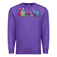Purple spooky Premium Sweatshirt - JahusDesignShop