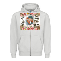 Dove Grey first i drink the coffee then i do the things Zipper Hoodie - JahusDesignShop