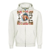 Oatmeal Heather first i drink the coffee then i do the things Zipper Hoodie - JahusDesignShop