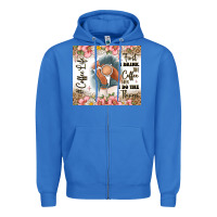 True Royal first i drink the coffee then i do the things Zipper Hoodie - JahusDesignShop