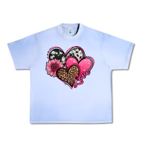 Grape Ice valentines day western hearts and sunflower Urban Heavy Tee - Jasminsmagicworld
