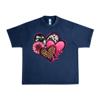 Navy valentines day western hearts and sunflower Urban Heavy Tee - Jasminsmagicworld