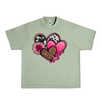 Oil Green valentines day western hearts and sunflower Urban Heavy Tee - Jasminsmagicworld