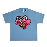 Pebble Blue valentines day western hearts and sunflower Urban Heavy Tee - Jasminsmagicworld