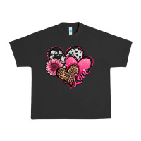 Pigment Black valentines day western hearts and sunflower Urban Heavy Tee - Jasminsmagicworld