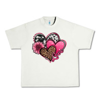 Pistachio valentines day western hearts and sunflower Urban Heavy Tee - Jasminsmagicworld