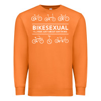 Carrot bikesexual   cyclist bicycle biking bike cycling t shirt tee gift Premium Sweatshirt - DesigneFamous