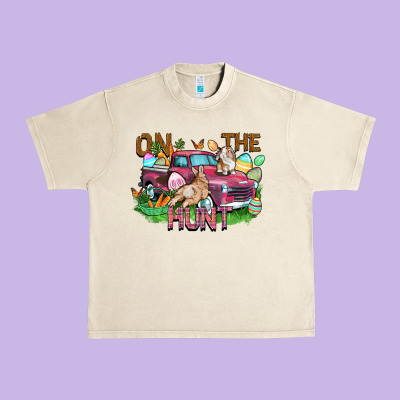 On The Hunt Truck Urban Heavy Tee Designed By Fadigitalartstudio
