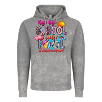 Cloud Rock Bye Bye School Hello Pool Teacher  Squad Vintage Hoodie - CowhideDigitalArt