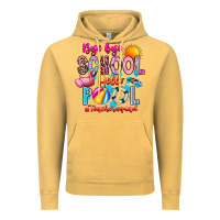 Vintage Mustard Bye Bye School Hello Pool Teacher  Squad Vintage Hoodie - CowhideDigitalArt