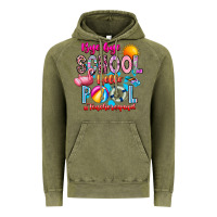 Vintage Olive Bye Bye School Hello Pool Teacher  Squad Vintage Hoodie - CowhideDigitalArt