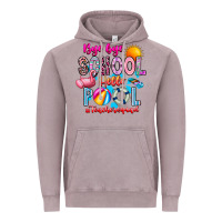 Vintage Zinc Bye Bye School Hello Pool Teacher  Squad Vintage Hoodie - CowhideDigitalArt