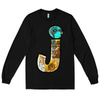 Black farm life alphabet lowercase letters j Long Sleeve Tee - BundleAndBundleShop