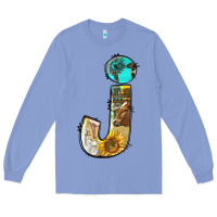 Colony Blue farm life alphabet lowercase letters j Long Sleeve Tee - BundleAndBundleShop