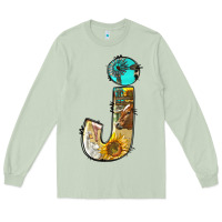 Matcha farm life alphabet lowercase letters j Long Sleeve Tee - BundleAndBundleShop