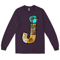 Plum farm life alphabet lowercase letters j Long Sleeve Tee - BundleAndBundleShop