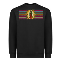 Black lady of Guadalupe  sunflower Heavyweight Sweatshirt - JahusDesignShop