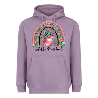Lavender hello preschool Heavyweight Hoodie - JahusDesignShop