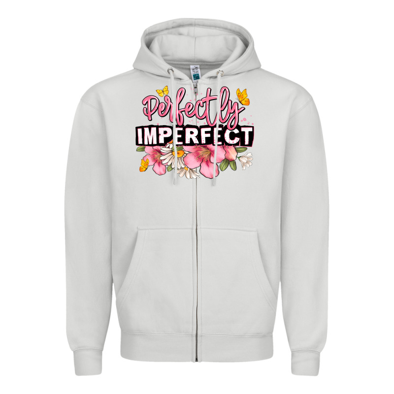 Perfectly Imperfect Zipper Hoodie by JahusDesignShop | Teevron