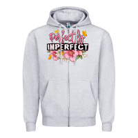 Heather Grey perfectly imperfect Zipper Hoodie - JahusDesignShop