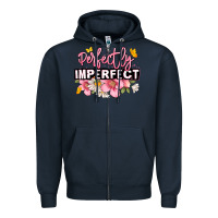 Navy perfectly imperfect Zipper Hoodie - JahusDesignShop