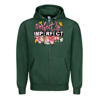 Sports Green perfectly imperfect Zipper Hoodie - JahusDesignShop