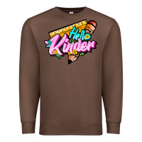 Chestnut hello kinder Premium Sweatshirt - JahusDesignShop