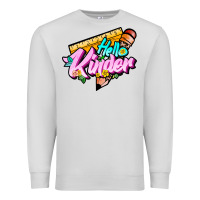 Dove Grey hello kinder Premium Sweatshirt - JahusDesignShop