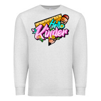 Oatmeal Heather hello kinder Premium Sweatshirt - JahusDesignShop