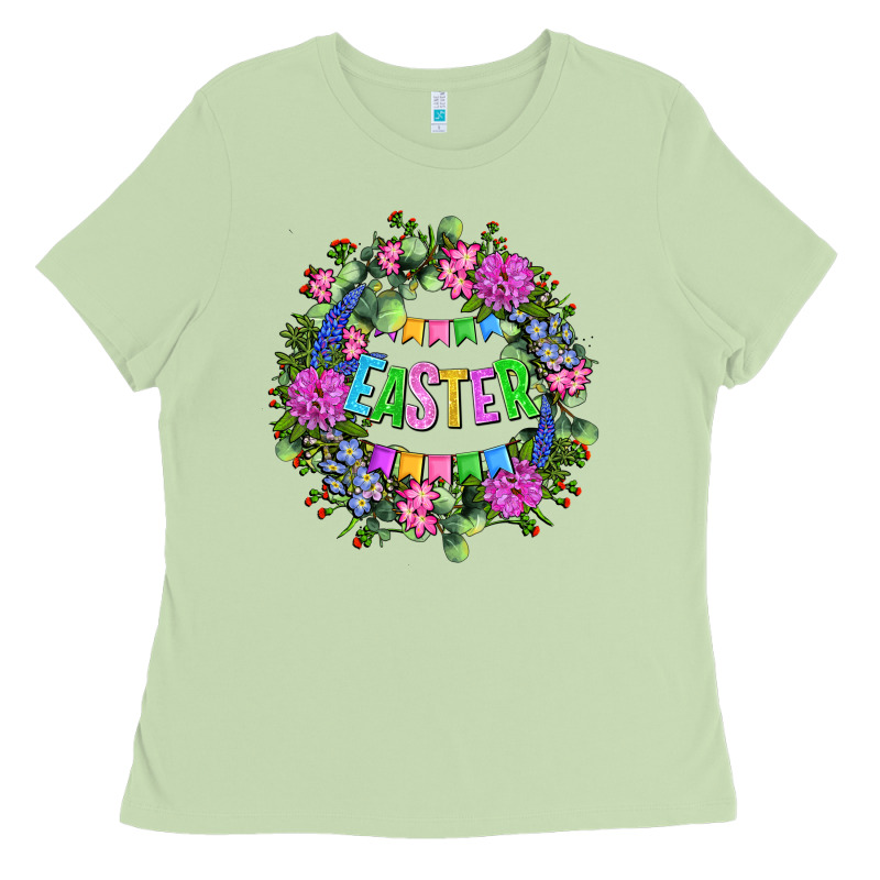 Easter Day Flower Easter Ladies Tee by OliviaCreatesArt | Teevron
