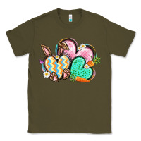 Army Green Easter heart Easter Day Classic Tee - CowGirlArtShop