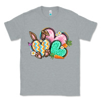 Heather Grey Easter heart Easter Day Classic Tee - CowGirlArtShop