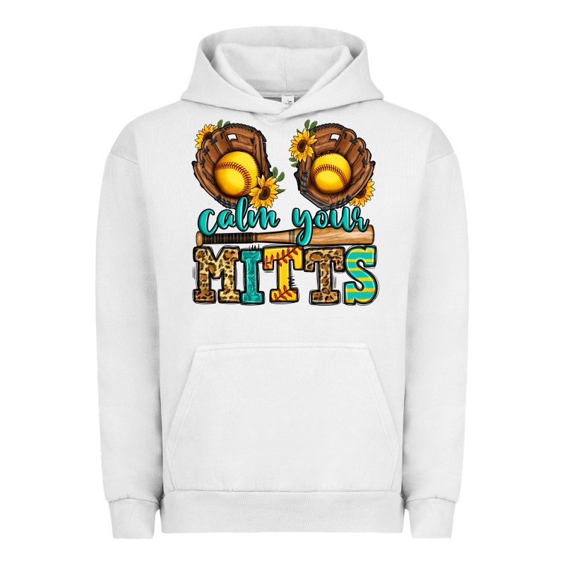 Calm Your Mitts Softball Urban Hoodie by Jasminsmagicworld | Teevron