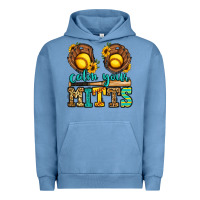 Pigment Pebble Blue calm your mitts softball Urban Hoodie - Jasminsmagicworld