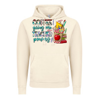 Vintage Artic Coffee Gives Me Teacher Powers Vintage Hoodie - CowhideDigitalArt