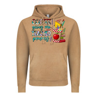 Vintage Camel Coffee Gives Me Teacher Powers Vintage Hoodie - CowhideDigitalArt