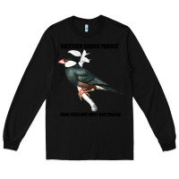 Black Western Ground Parrot Rare Wild And West Australia Long Sleeve Tee - Bettercallsaul