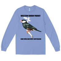 Colony Blue Western Ground Parrot Rare Wild And West Australia Long Sleeve Tee - Bettercallsaul