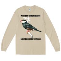Western Ground Parrot Rare Wild And West Australia Long Sleeve Tee | Teevron