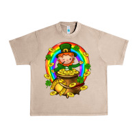 French Oak Dwarf Cauldron St. Patricks Urban Heavy Tee - BundleAndBundleShop