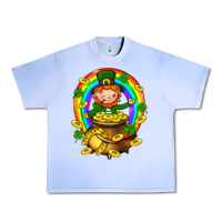 Grape Ice Dwarf Cauldron St. Patricks Urban Heavy Tee - BundleAndBundleShop