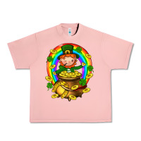 Salmon Dwarf Cauldron St. Patricks Urban Heavy Tee - BundleAndBundleShop