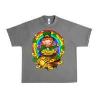 Tornado Dwarf Cauldron St. Patricks Urban Heavy Tee - BundleAndBundleShop