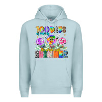 Blue Mist 100 Days Of Making The Whole Class Shimmer Premium Hoodie - CowhideDigitalArt