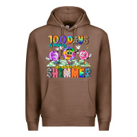 Chestnut 100 Days Of Making The Whole Class Shimmer Premium Hoodie - CowhideDigitalArt