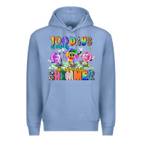 Colony Blue 100 Days Of Making The Whole Class Shimmer Premium Hoodie - CowhideDigitalArt