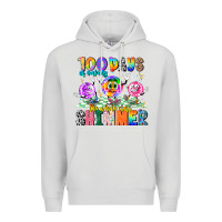 Dove Grey 100 Days Of Making The Whole Class Shimmer Premium Hoodie - CowhideDigitalArt