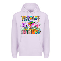 Lilac 100 Days Of Making The Whole Class Shimmer Premium Hoodie - CowhideDigitalArt