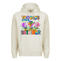 Oatmeal Heather 100 Days Of Making The Whole Class Shimmer Premium Hoodie - CowhideDigitalArt