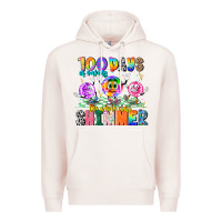 Pale Pink 100 Days Of Making The Whole Class Shimmer Premium Hoodie - CowhideDigitalArt